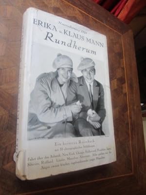 Seller image for Rundherum, ein heiteres Reisebuch mit 35 Abbildungen. (WIDMUNG) for sale by Magnus