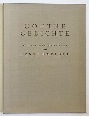 Imagen del vendedor de Gedichte. Mit Steinzeichnungen von Ernst Barlach. a la venta por Antiquariat Martin Barbian & Grund GbR