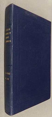 Seller image for The Orders in Council for the Regulation of the Naval Service, Vol XX, 1958-1962 for sale by Baggins Book Bazaar Ltd