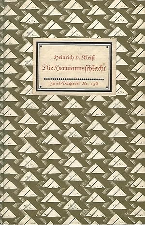 Bild des Verkufers fr Die Hermannsschlacht. Ein Drama. zum Verkauf von Versandantiquariat Alraune