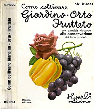 Imagen del vendedor de Come coltivare Giardino. Orto. Frutteto Con speciale riguardo alla conservazione dei loro prodotti a la venta por Libreria Studio Bosazzi