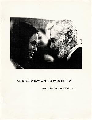 An Interview with Edwin Denby