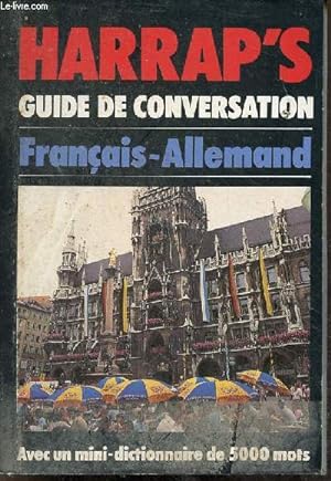 Bild des Verkufers fr Harrap's guide de conversation franais-allemand. zum Verkauf von Le-Livre