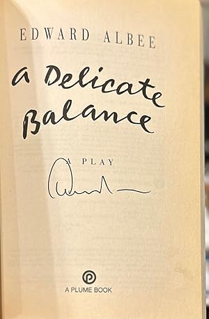 Imagen del vendedor de A Delicate Balance a la venta por Olympia Books