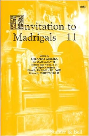 Immagine del venditore per Invitation To Madrigals: Book 11 venduto da WeBuyBooks