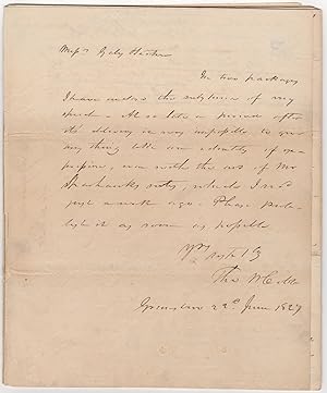 [Manuscript Document] Georgia Senator Thomas Cobb's Corrected Speech Against the 'Bill on Making ...
