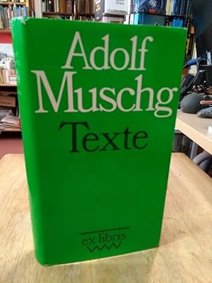 Bild des Verkufers fr Texte. Erzhlungen. Literatur als Therapie? zum Verkauf von NORDDEUTSCHES ANTIQUARIAT