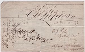 Manuscript Document Signed by Five Civil War Officers Concerning Chorman's Mounted Rifle Rangers