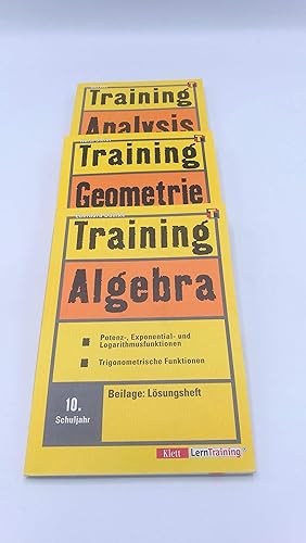 Bild des Verkufers fr Konvolut aus drei Bnden: Training Analysis / Training Algebra / Training Geometrie zum Verkauf von Antiquariat Bcherwurm