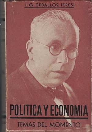 Seller image for POLTICA Y ECONOMA. Temas del momento for sale by Librera Torren de Rueda
