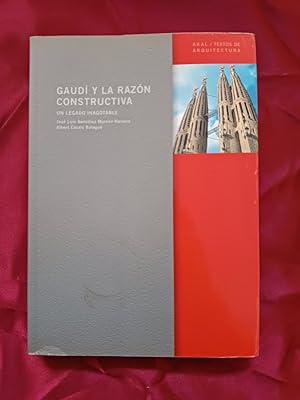 Immagine del venditore per Gaudi y la razn instructiva. Un legado inagotable venduto da Libreria Anticuaria Camino de Santiago