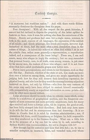 Seller image for Turkish Georgia. An uncommon original article from the Cornhill Magazine, 1873. for sale by Cosmo Books