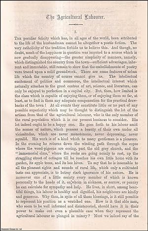 Imagen del vendedor de The Agricultural Labourer. A complete 2 part uncommon original article from the Cornhill Magazine, 1873. a la venta por Cosmo Books