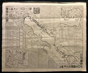 Carte de geographie des differents etats de la Republique de Venise, l'abregé de son gouvernement...