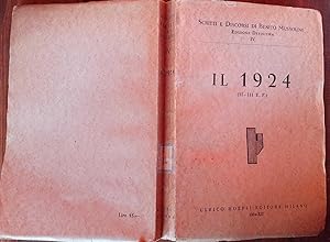 Il 1924 (II-III-E.F.) Volume IV