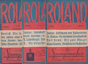 ROLAND / Der Roland von Berlin. Konvolut von 31 Heften, 1923 und 1924. Begründet von Dr. L. Leipz...