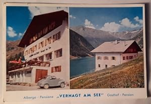 Ansichtskarte AK Val Senales - Schnalstal / Südtirol 1700m "Albergo-Pensione "Vernagt am See"