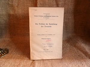 Das Problem der Entstehung der Tierzucht. Vortrag, gehalten am 5. Dezember 1928.