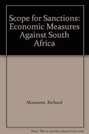 Bild des Verkufers fr Scope for Sanctions: Economic Measures Against South Africa zum Verkauf von WeBuyBooks