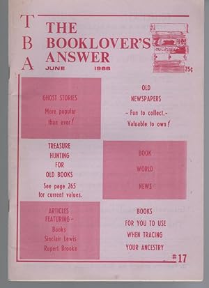 The Booklover's Answer - TBA No. 17 May-June 1966, Vol. III, No. 5