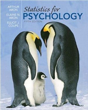 Bild des Verkufers fr Statistics for Psychology: United States Edition zum Verkauf von WeBuyBooks
