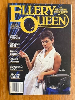 Image du vendeur pour Ellery Queen Mystery Magazine September 1987 mis en vente par Scene of the Crime, ABAC, IOBA