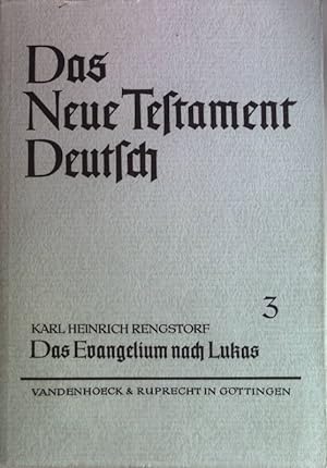 Seller image for Das Evangelium nach Lukas. Das neue Testament Deutsch Teilband 3 for sale by books4less (Versandantiquariat Petra Gros GmbH & Co. KG)