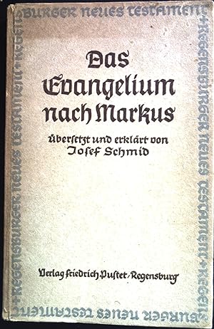 Bild des Verkufers fr Das Evangelium nach Markus. Das Neue Testament; Bd. 2 zum Verkauf von books4less (Versandantiquariat Petra Gros GmbH & Co. KG)