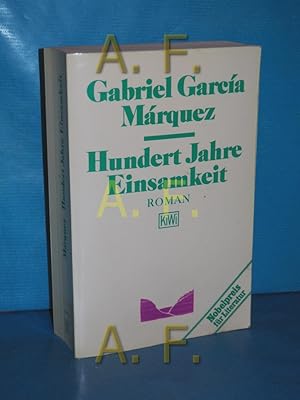 Imagen del vendedor de Hundert Jahre Einsamkeit - Roman Aus d. Span. von Curt Meyer-Clason a la venta por Antiquarische Fundgrube e.U.