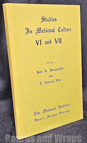 Seller image for Studies in Medieval Culture VI and VII for sale by Boards & Wraps