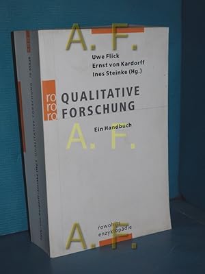 Bild des Verkufers fr Qualitative Forschung : ein Handbuch. Uwe Flick . (Hg.) / Rororo , 55628 : Rowohlts Enzyklopdie zum Verkauf von Antiquarische Fundgrube e.U.