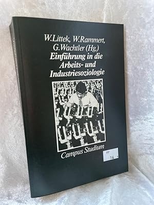 Seller image for Einfhrung in die Arbeits- und Industriesoziologie for sale by Antiquariat Jochen Mohr -Books and Mohr-