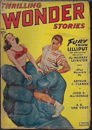 Bild des Verkufers fr THRILLING WONDER Stories: August, Aug. 1949 zum Verkauf von Books from the Crypt