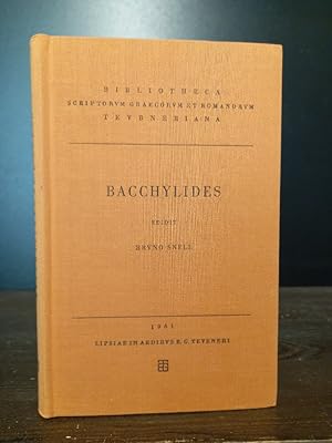 Image du vendeur pour Bacchylidis Carmina cum fragmentis. Post Fr. Blass et Guil. Suess, octavum edidit Bruno Snell. (= Bibliotheca scriptorum Graecorum et Romanorum Teubneriana). mis en vente par Antiquariat Kretzer