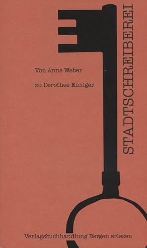 Immagine del venditore per Stadtschreiberei : von Anne Weber zu Dorothee Elmiger. [auf dem Vorsatz von Dorothee Elmiger signiert] konzipiert und herausgegeben von Anna Doepfner, Charlotte Brombach, Renate Mller-Friese und Ulrich Sonnenschein venduto da Versandantiquariat Ottomar Khler