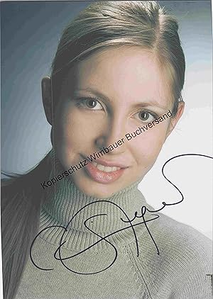 Bild des Verkufers fr Original Autogramm Christiane Stenger /// Autograph signiert signed signee zum Verkauf von Antiquariat im Kaiserviertel | Wimbauer Buchversand