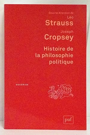 Seller image for Histoire de la philosophie politique. Traduit de l'amricain par Olivier Sedeyn. for sale by Rometti Vincent