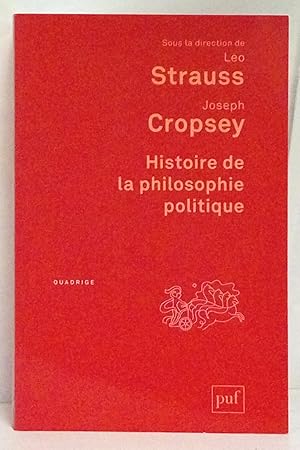 Immagine del venditore per Histoire de la philosophie politique. Traduit de l'amricain par Olivier Sedeyn. venduto da Rometti Vincent