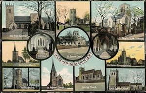 Ansichtskarte / Postkarte Grimsby Lincolnshire England, Churches, Old Clee Church, St James Church