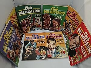 Immagine del venditore per PACK 8 Novelas Negras Coleccin CLUB DEL MISTERIO de Bruguera: La ventana siniestra / La mirada del adis / La casa sin llaves / Roseanne / Carrera de ratas / Las lobas / La novia de Fu-Manchu / El mono de barro venduto da Libros Angulo