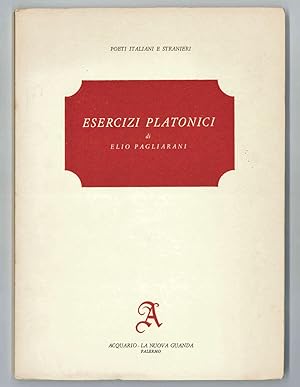 Bild des Verkufers fr Esercizi platonici. Con dodici disegni di Ettore Sordini zum Verkauf von Libreria Antiquaria Pontremoli SRL
