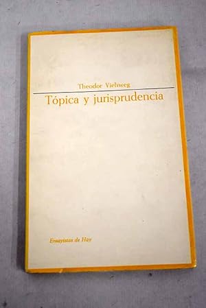 Image du vendeur pour Tpica y jurisprudencia mis en vente par Alcan Libros