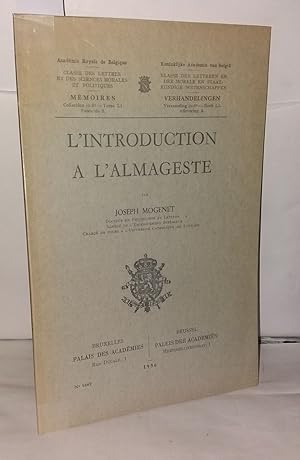 Introduction a l'almageste