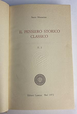 Il pensiero storico classico Vol. II (2)