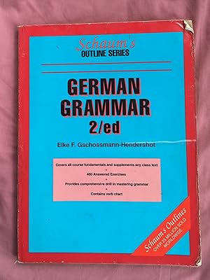 Schaum's Outline of German Grammar