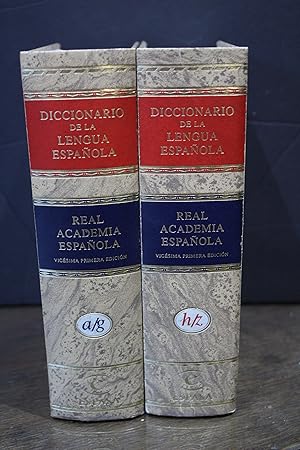 Diccionario de la Lengua Española. Real Academia Española. Vigésima Primera Edición.- Dos Tomos.