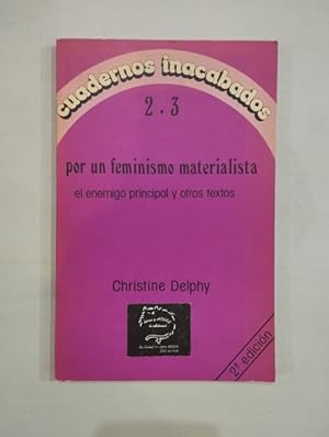 Imagen del vendedor de Por un feminismo materialista a la venta por Saturnlia Llibreria