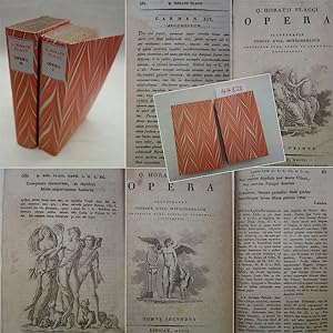 Seller image for Q. Horatii Flacci opera Tomus primus et secundus * Band I und II ( v o l l s t  n d i g) for sale by Galerie fr gegenstndliche Kunst