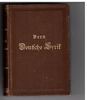 Imagen del vendedor de Deutsche Lyrik seit Goethe's Tode a la venta por Bcherpanorama Zwickau- Planitz