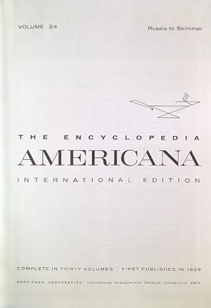 Bild des Verkufers fr Encyclopedia Americana 24 Russia to Skimmer zum Verkauf von Librodifaccia